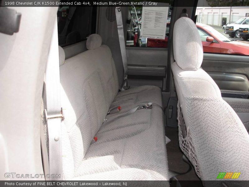 Medium Blue-Green Metallic / Gray 1998 Chevrolet C/K K1500 Extended Cab 4x4
