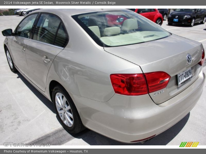 Moonrock Silver Metallic / Cornsilk Beige 2014 Volkswagen Jetta SE Sedan