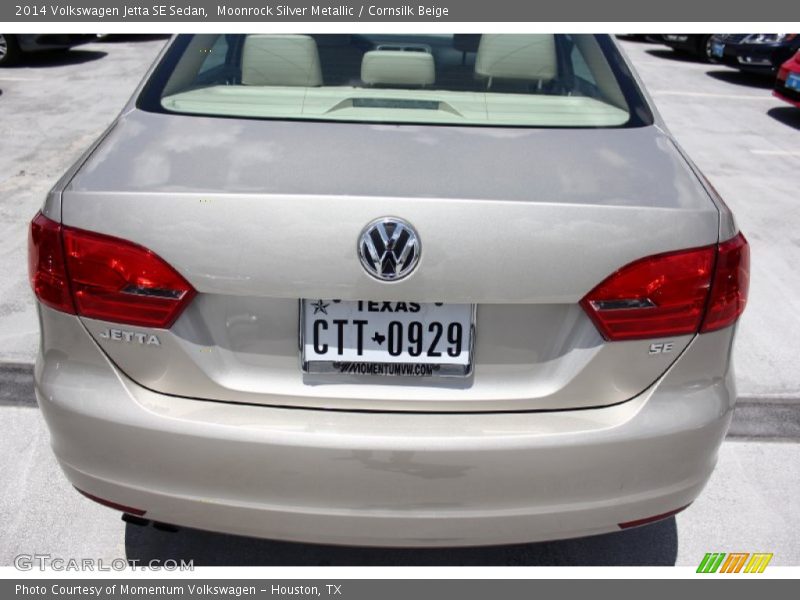 Moonrock Silver Metallic / Cornsilk Beige 2014 Volkswagen Jetta SE Sedan