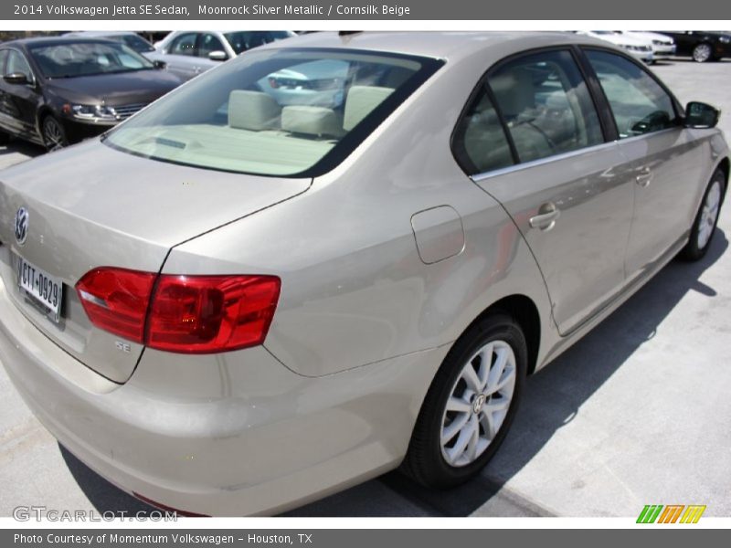 Moonrock Silver Metallic / Cornsilk Beige 2014 Volkswagen Jetta SE Sedan