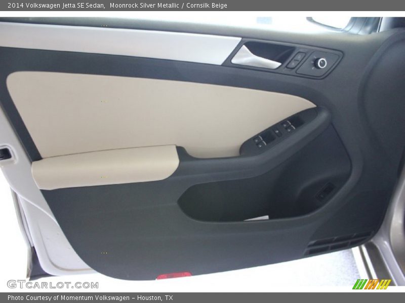 Moonrock Silver Metallic / Cornsilk Beige 2014 Volkswagen Jetta SE Sedan