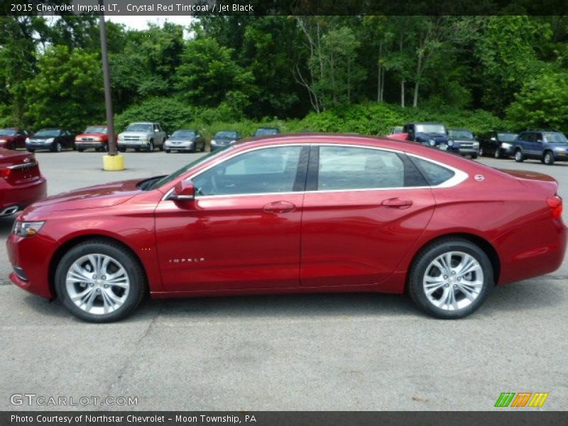 Crystal Red Tintcoat / Jet Black 2015 Chevrolet Impala LT