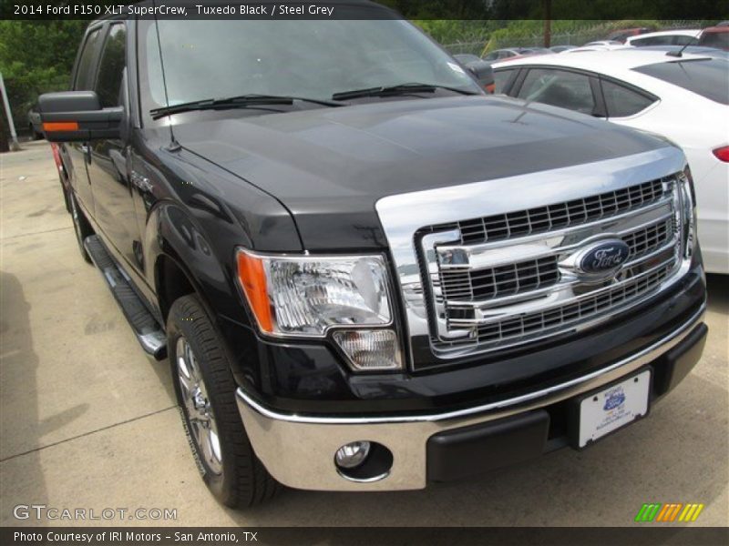 Tuxedo Black / Steel Grey 2014 Ford F150 XLT SuperCrew