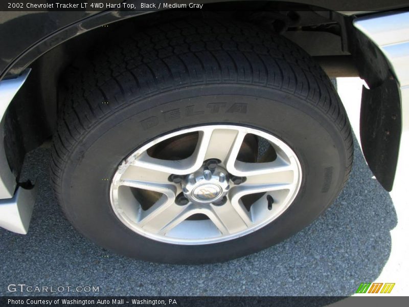 Black / Medium Gray 2002 Chevrolet Tracker LT 4WD Hard Top