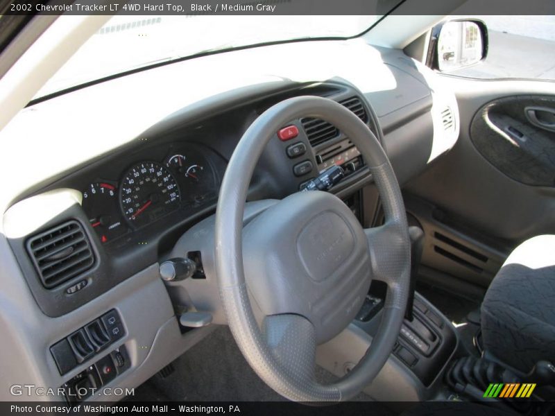 Black / Medium Gray 2002 Chevrolet Tracker LT 4WD Hard Top