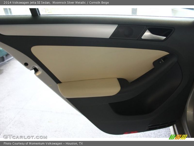 Moonrock Silver Metallic / Cornsilk Beige 2014 Volkswagen Jetta SE Sedan