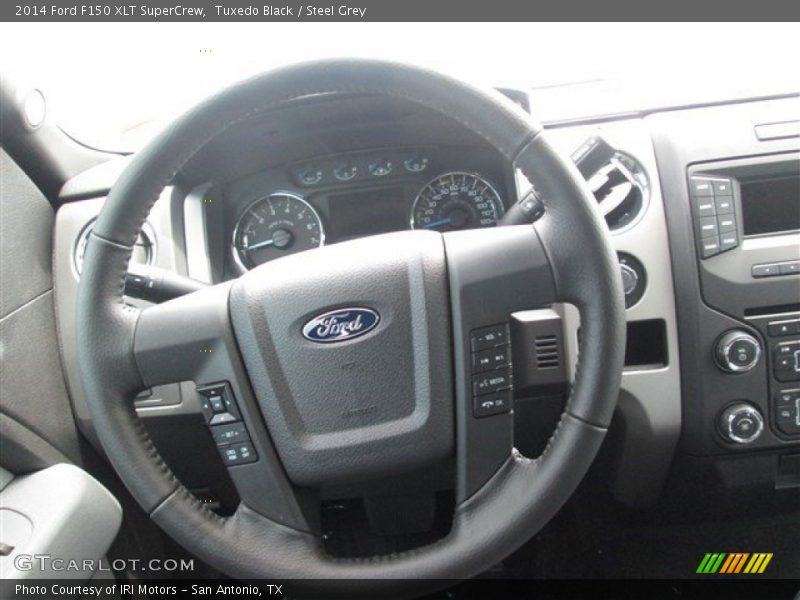 Tuxedo Black / Steel Grey 2014 Ford F150 XLT SuperCrew
