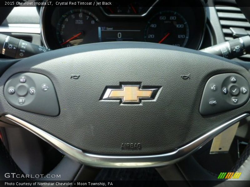 Crystal Red Tintcoat / Jet Black 2015 Chevrolet Impala LT