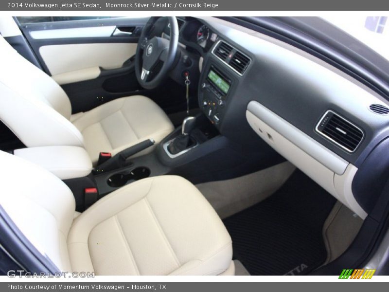 Moonrock Silver Metallic / Cornsilk Beige 2014 Volkswagen Jetta SE Sedan