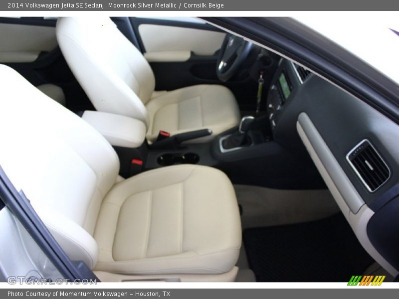 Moonrock Silver Metallic / Cornsilk Beige 2014 Volkswagen Jetta SE Sedan