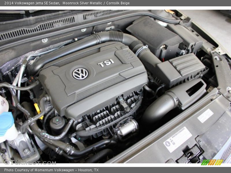 Moonrock Silver Metallic / Cornsilk Beige 2014 Volkswagen Jetta SE Sedan