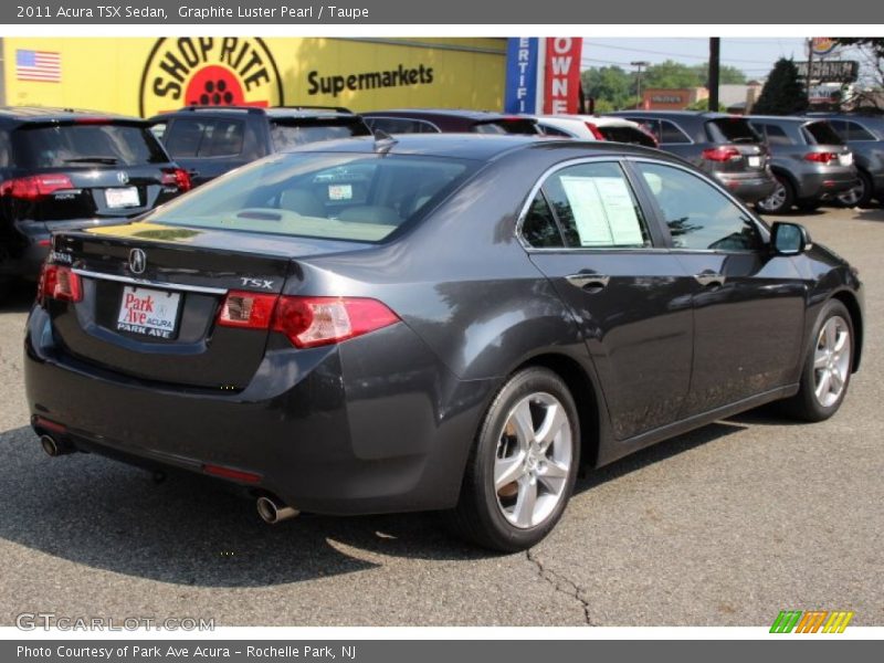 Graphite Luster Pearl / Taupe 2011 Acura TSX Sedan
