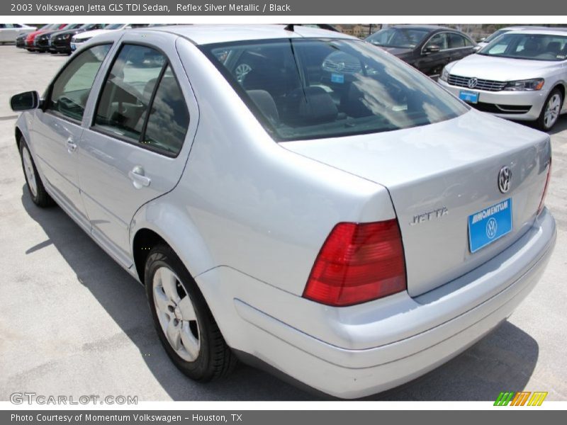 Reflex Silver Metallic / Black 2003 Volkswagen Jetta GLS TDI Sedan