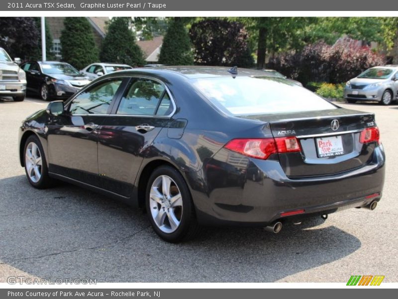 Graphite Luster Pearl / Taupe 2011 Acura TSX Sedan