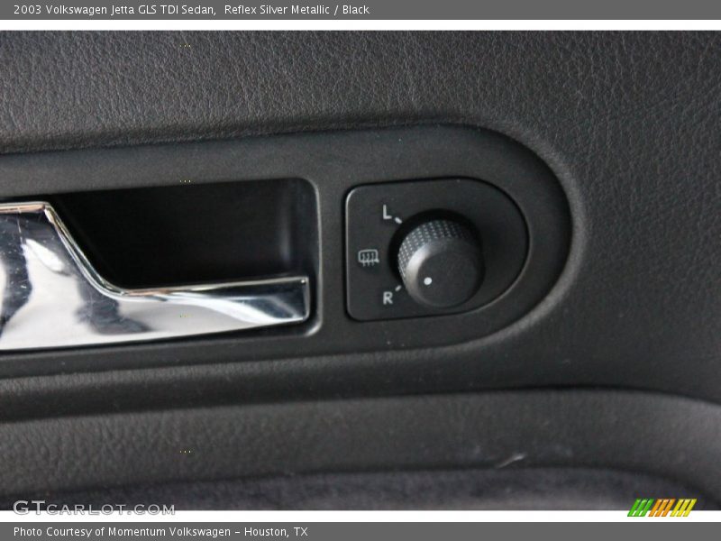 Reflex Silver Metallic / Black 2003 Volkswagen Jetta GLS TDI Sedan