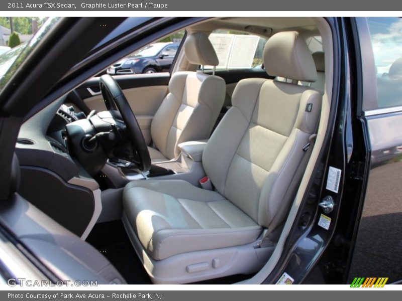 Graphite Luster Pearl / Taupe 2011 Acura TSX Sedan