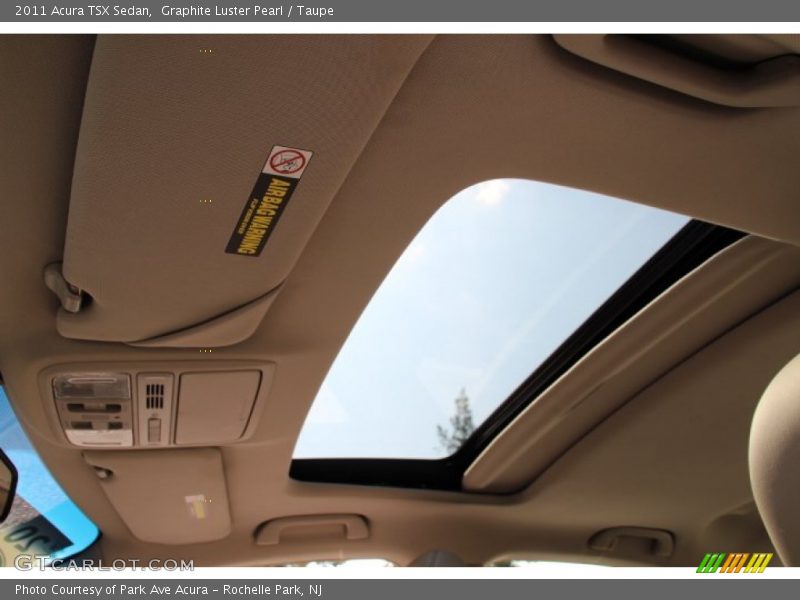 Graphite Luster Pearl / Taupe 2011 Acura TSX Sedan