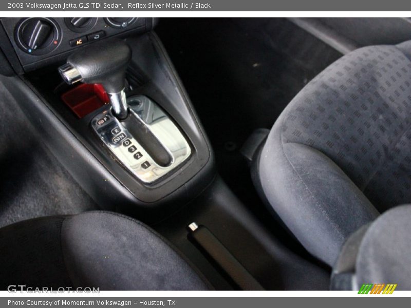 Reflex Silver Metallic / Black 2003 Volkswagen Jetta GLS TDI Sedan