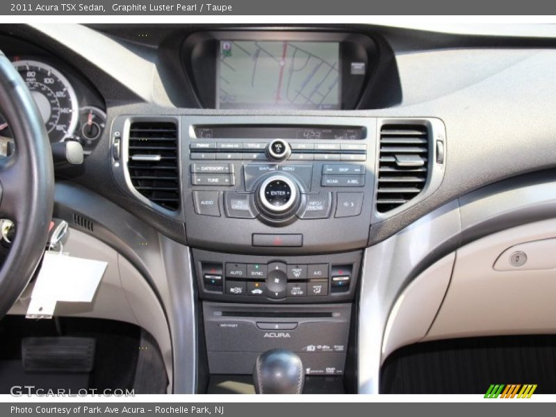 Graphite Luster Pearl / Taupe 2011 Acura TSX Sedan