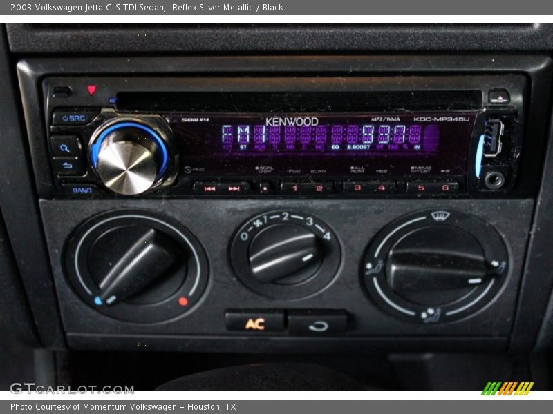 Reflex Silver Metallic / Black 2003 Volkswagen Jetta GLS TDI Sedan