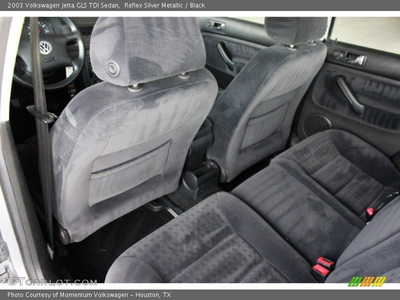 Reflex Silver Metallic / Black 2003 Volkswagen Jetta GLS TDI Sedan