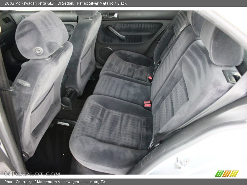 Reflex Silver Metallic / Black 2003 Volkswagen Jetta GLS TDI Sedan