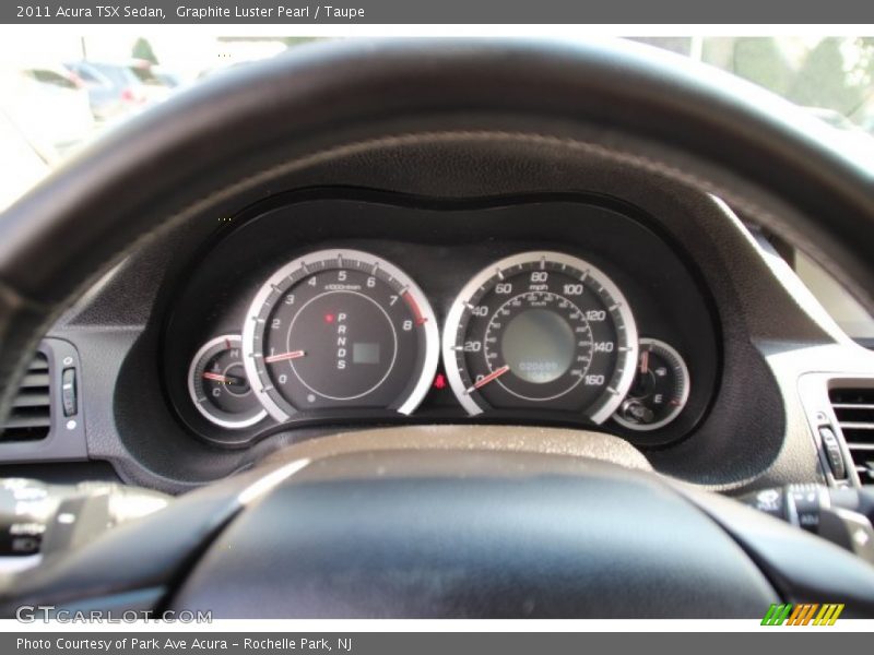 Graphite Luster Pearl / Taupe 2011 Acura TSX Sedan