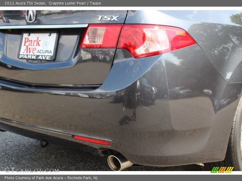 Graphite Luster Pearl / Taupe 2011 Acura TSX Sedan