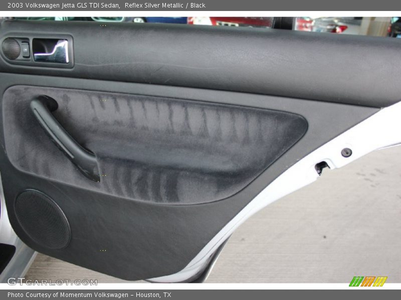 Reflex Silver Metallic / Black 2003 Volkswagen Jetta GLS TDI Sedan