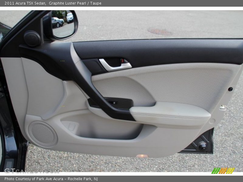 Graphite Luster Pearl / Taupe 2011 Acura TSX Sedan