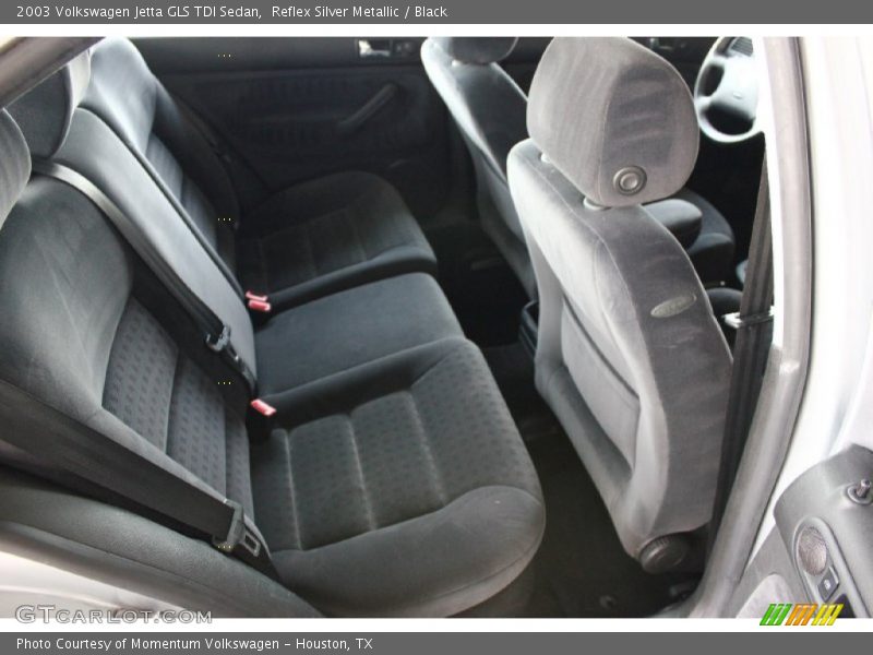 Reflex Silver Metallic / Black 2003 Volkswagen Jetta GLS TDI Sedan