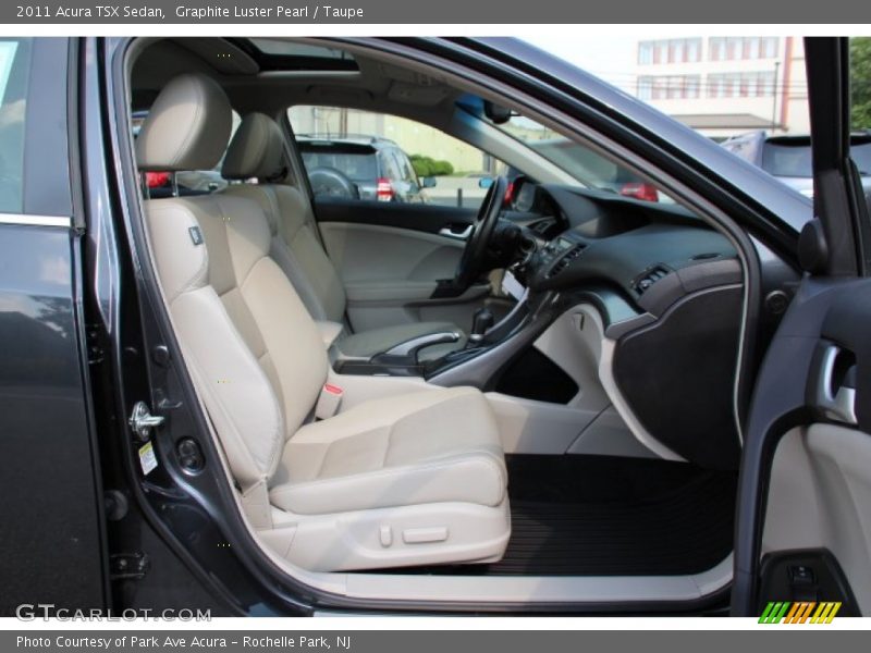 Graphite Luster Pearl / Taupe 2011 Acura TSX Sedan