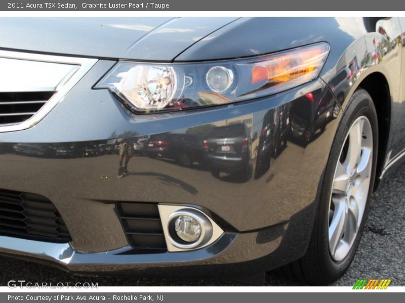 Graphite Luster Pearl / Taupe 2011 Acura TSX Sedan