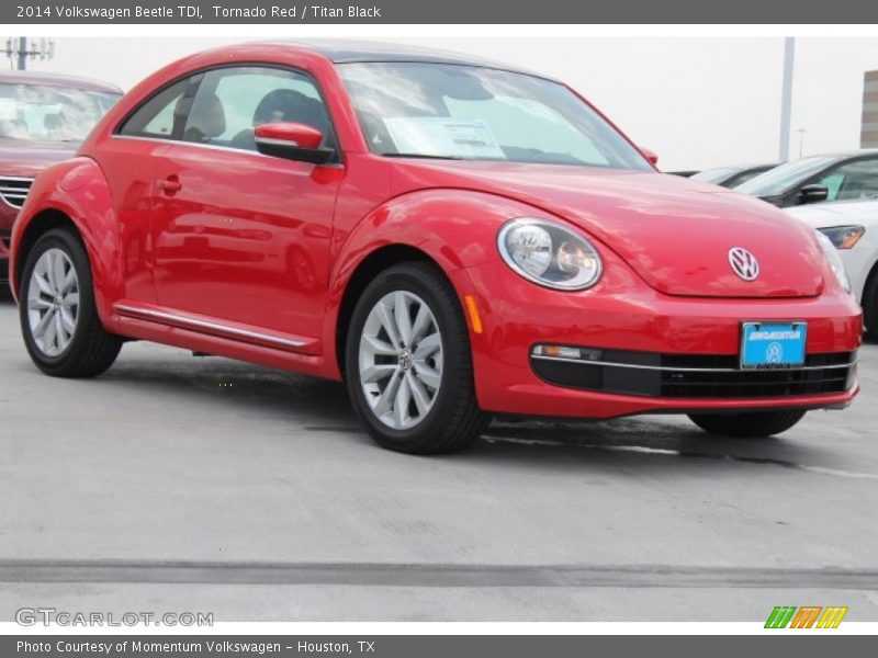 Tornado Red / Titan Black 2014 Volkswagen Beetle TDI
