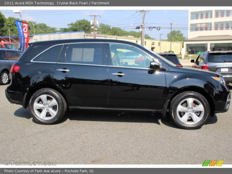 Crystal Black Pearl / Parchment 2011 Acura MDX Technology