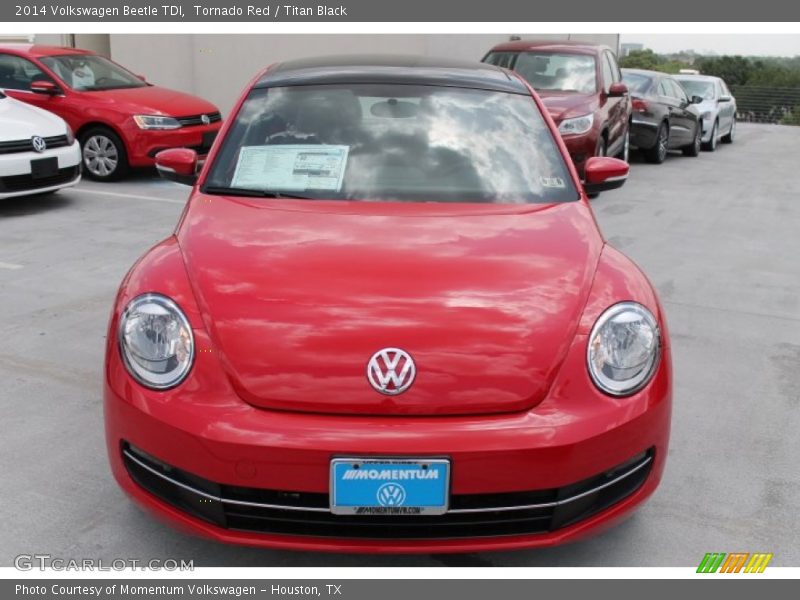 Tornado Red / Titan Black 2014 Volkswagen Beetle TDI