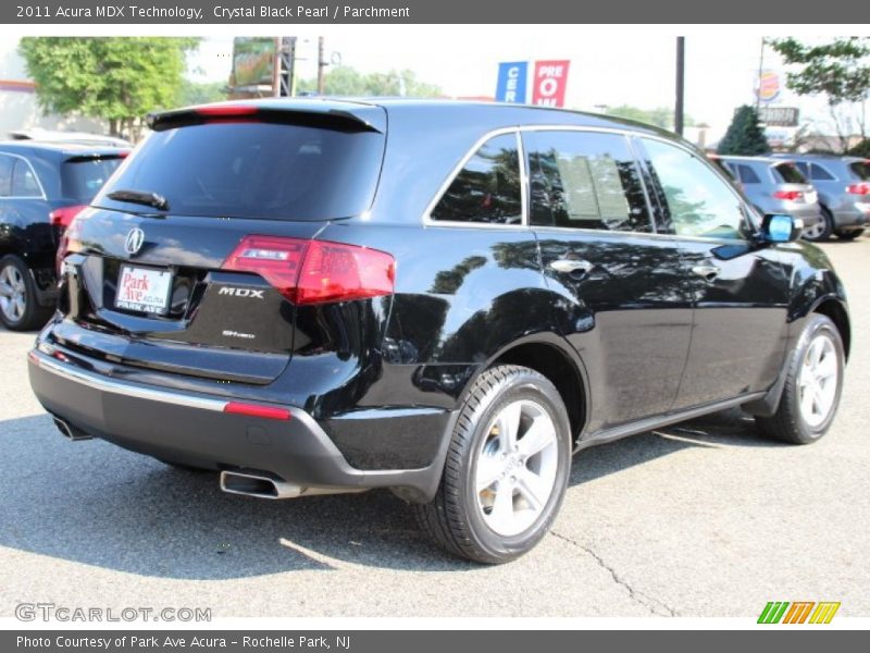 Crystal Black Pearl / Parchment 2011 Acura MDX Technology