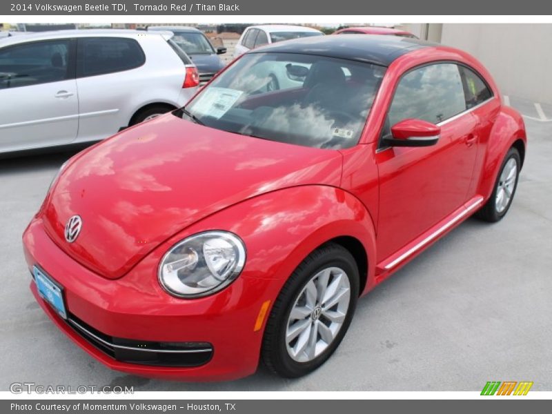 Tornado Red / Titan Black 2014 Volkswagen Beetle TDI