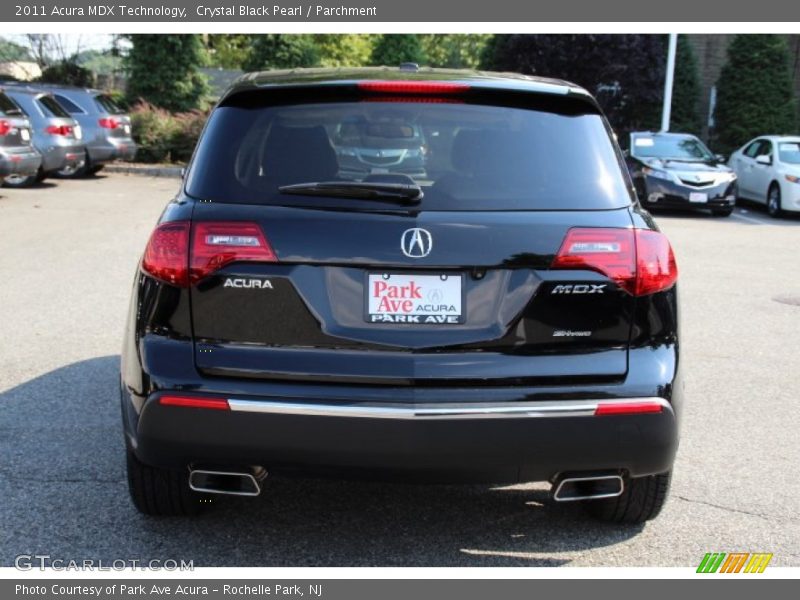 Crystal Black Pearl / Parchment 2011 Acura MDX Technology