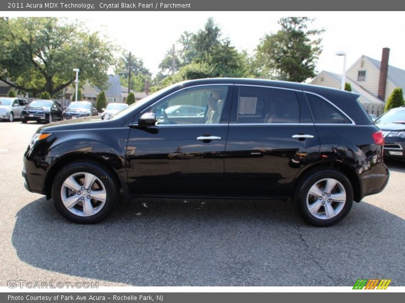 Crystal Black Pearl / Parchment 2011 Acura MDX Technology