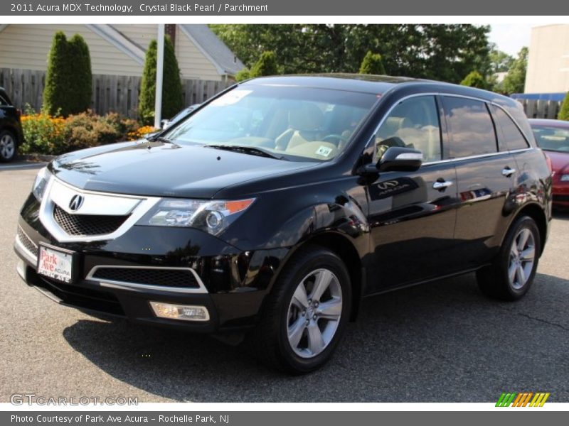 Crystal Black Pearl / Parchment 2011 Acura MDX Technology