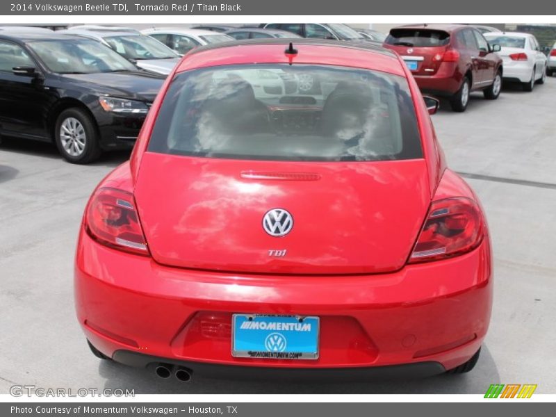 Tornado Red / Titan Black 2014 Volkswagen Beetle TDI