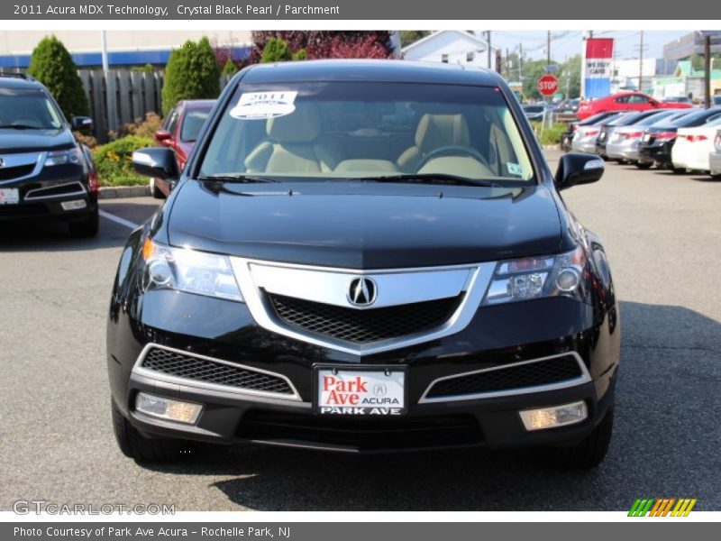 Crystal Black Pearl / Parchment 2011 Acura MDX Technology