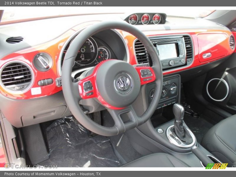 Tornado Red / Titan Black 2014 Volkswagen Beetle TDI