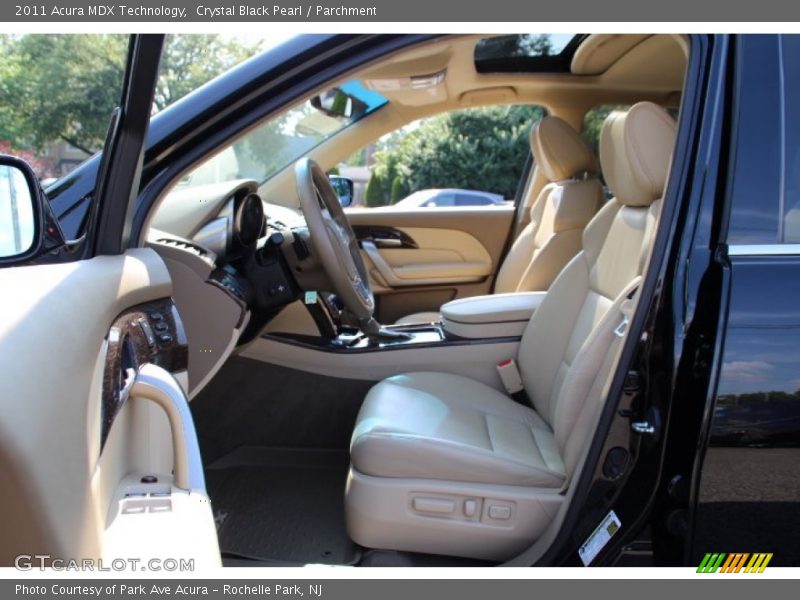 Crystal Black Pearl / Parchment 2011 Acura MDX Technology