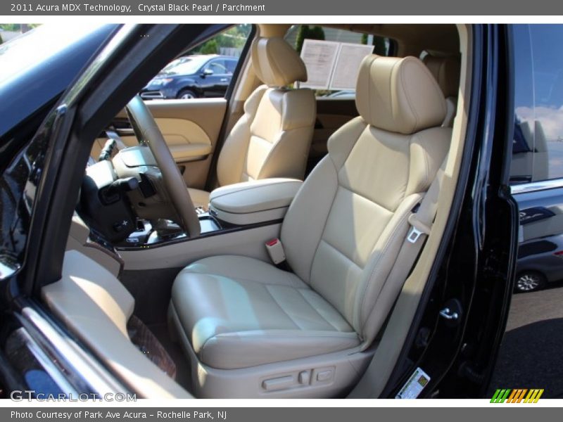 Crystal Black Pearl / Parchment 2011 Acura MDX Technology