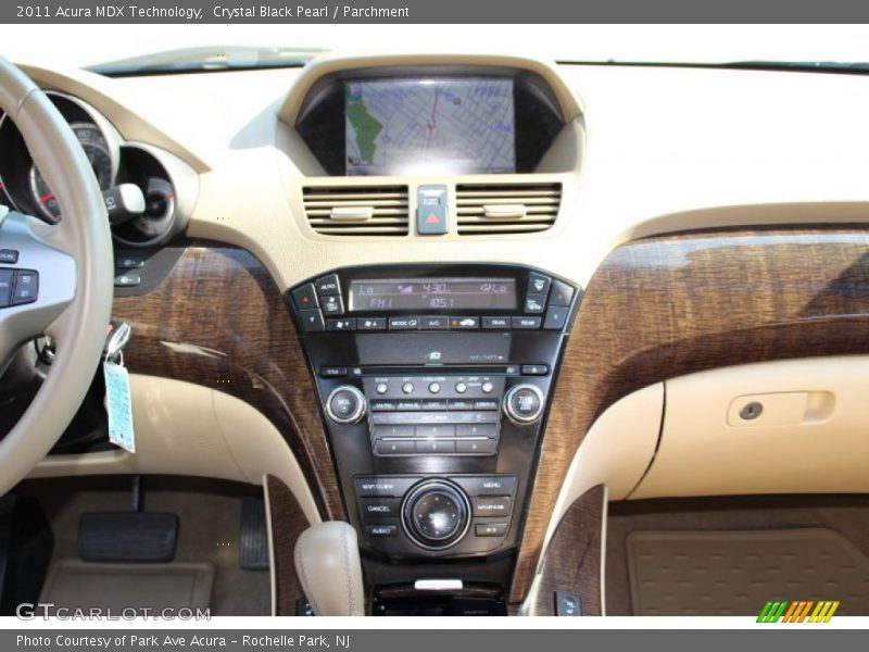 Crystal Black Pearl / Parchment 2011 Acura MDX Technology