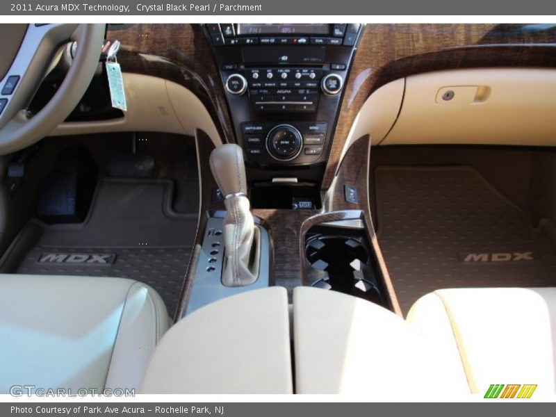 Crystal Black Pearl / Parchment 2011 Acura MDX Technology