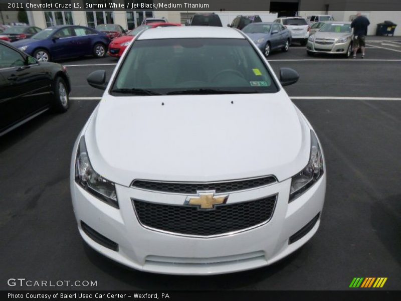 Summit White / Jet Black/Medium Titanium 2011 Chevrolet Cruze LS