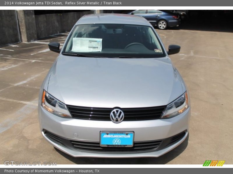 Reflex Silver Metallic / Titan Black 2014 Volkswagen Jetta TDI Sedan